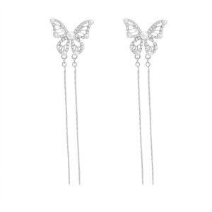 2025 New Tide Blippot Flowing Su Earrings Women's Earlier Ladies Ladies Light Luxury Advanced Sensual Earrings