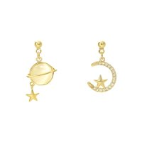 2025 New Monthly Monthly Monthly Cat Eye Stone Eye Eye Earrings Niche Design A sense of high -level light luxury earrings female earrings