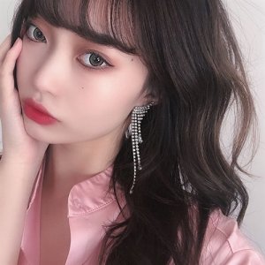 S925 Silver Needle Angel Wing Super Flash Su Earrings Korean Edition Ginseng Earrings Personal Ferry Earlier