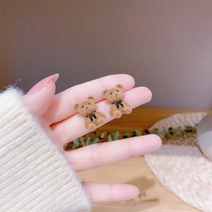 Korean version of Ins style cute stereo earrn