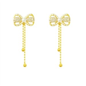 Sweet Bowli Suiter earrings Women's temperament Ladies Light luxury high -level sensory earrings fashion earrings