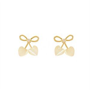Summer Cherry Cat Eye Eye Earlier Female Niche Design Senior Fruit Earrings New Trendy Ladies Ladies Ladies Ladies Ladies
